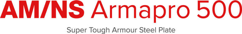 AM/NS Armapro 500 super tough armour steel plate